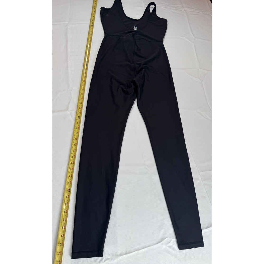 Old Navy Powersoft Go-Dry Bodysuit Black Sleeveless Yoga Jumpsuit L Tall 539113 - Picture 2 of 9
